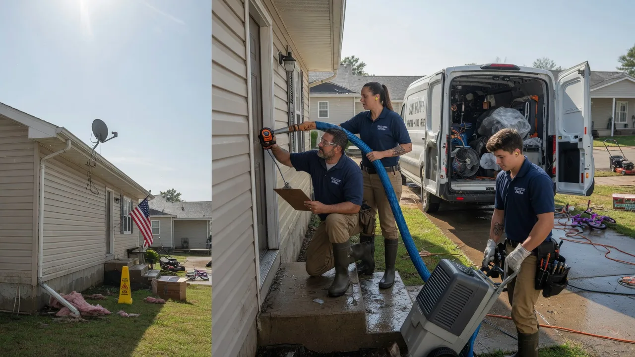 Ceiling Water Damage Restoration in Morral, OH near me